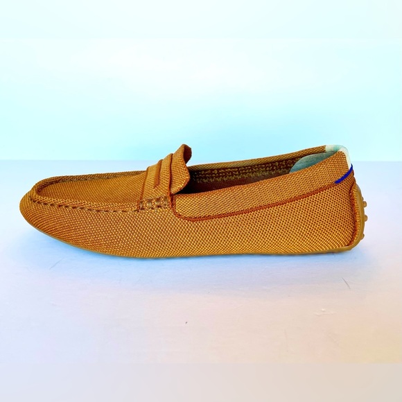 Rothy’s The Driver Loafer Cognac Brown Slip-On Flats 9.5 Excellent - Picture 4 of 12